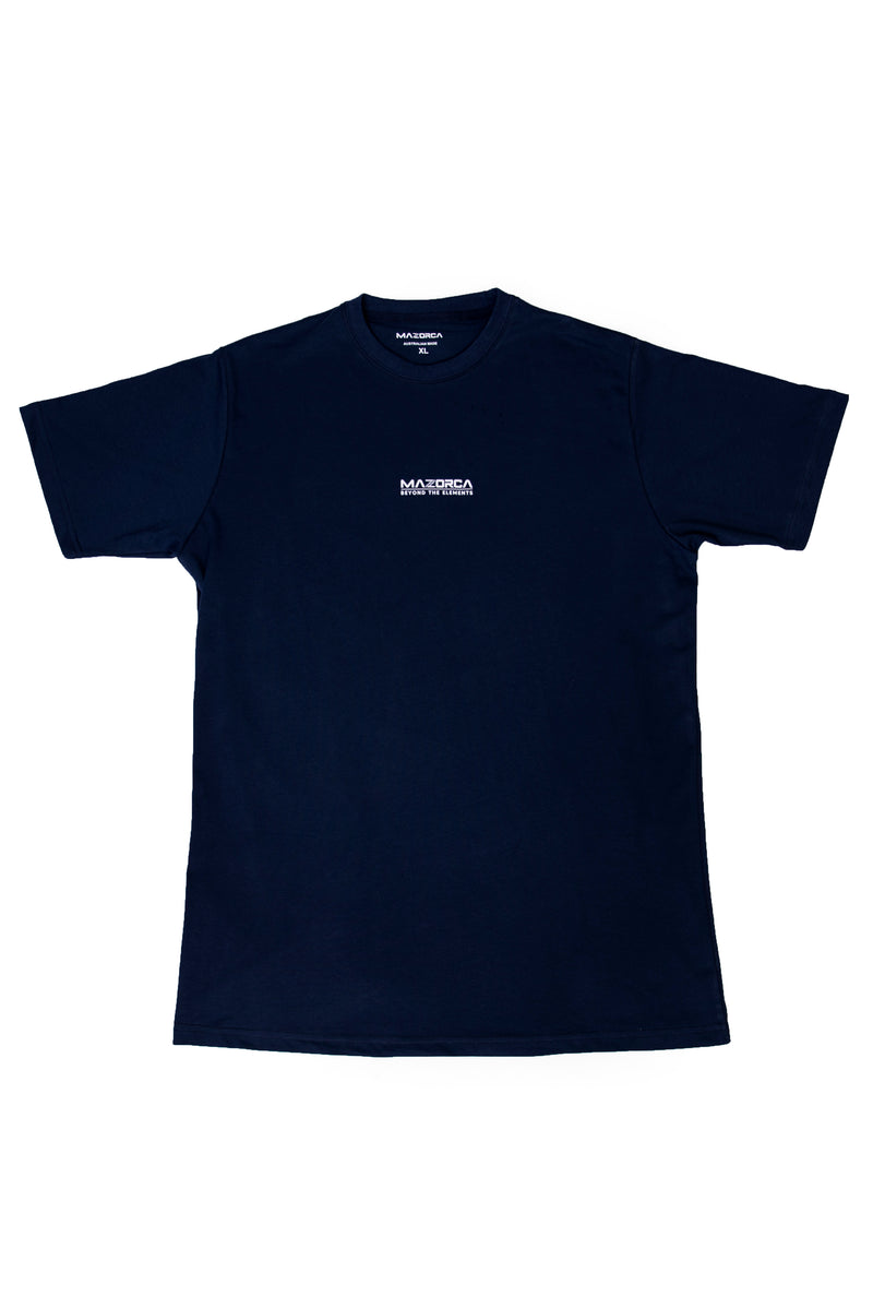 Base tee navy front