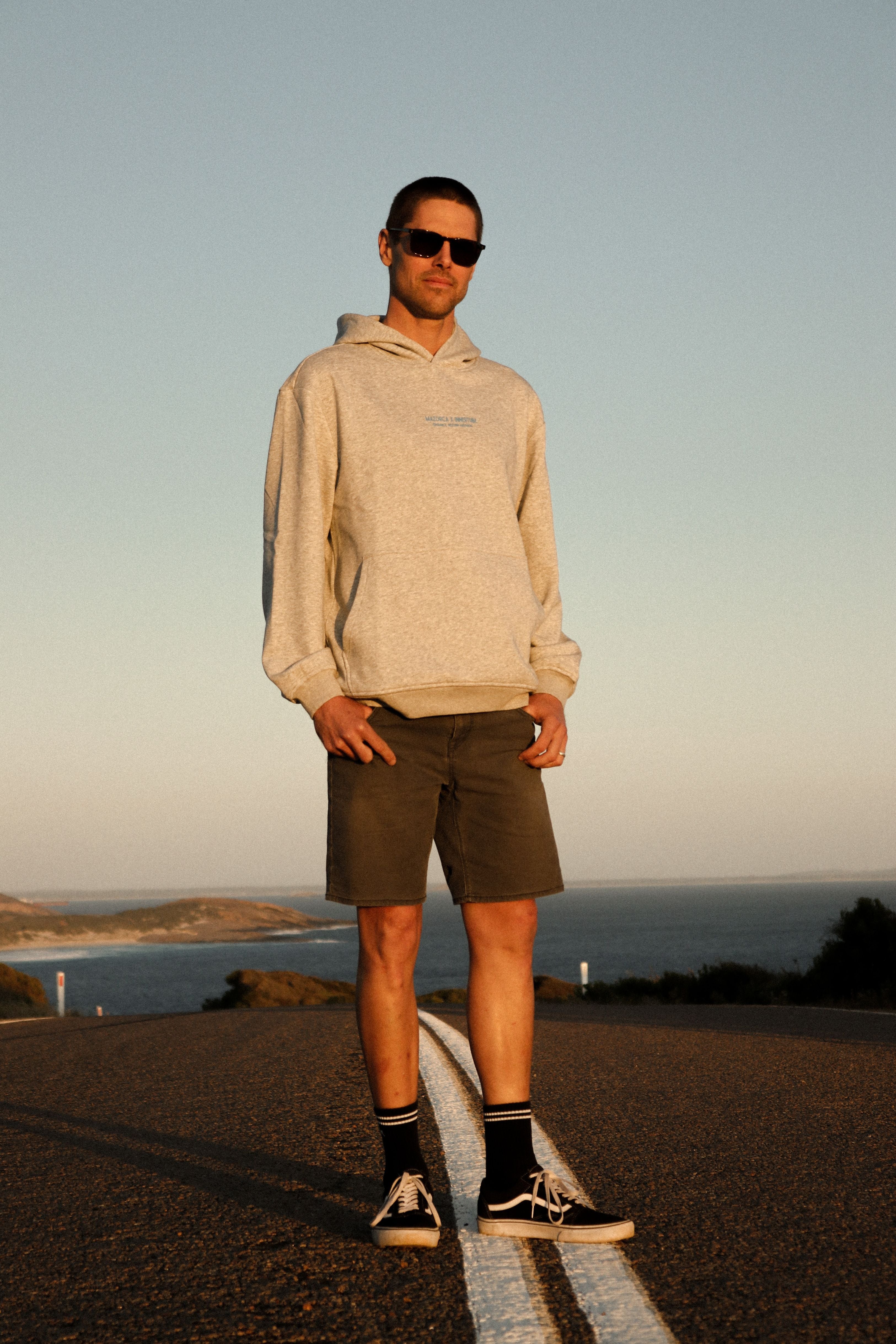 Unisex Esperance Hood - Grey Marle