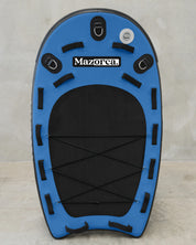 black, medium blue