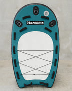 white, teal