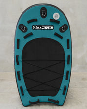 black, teal