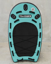 black, aqua
