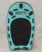 black, aqua