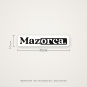 Woodmark Sticker - White