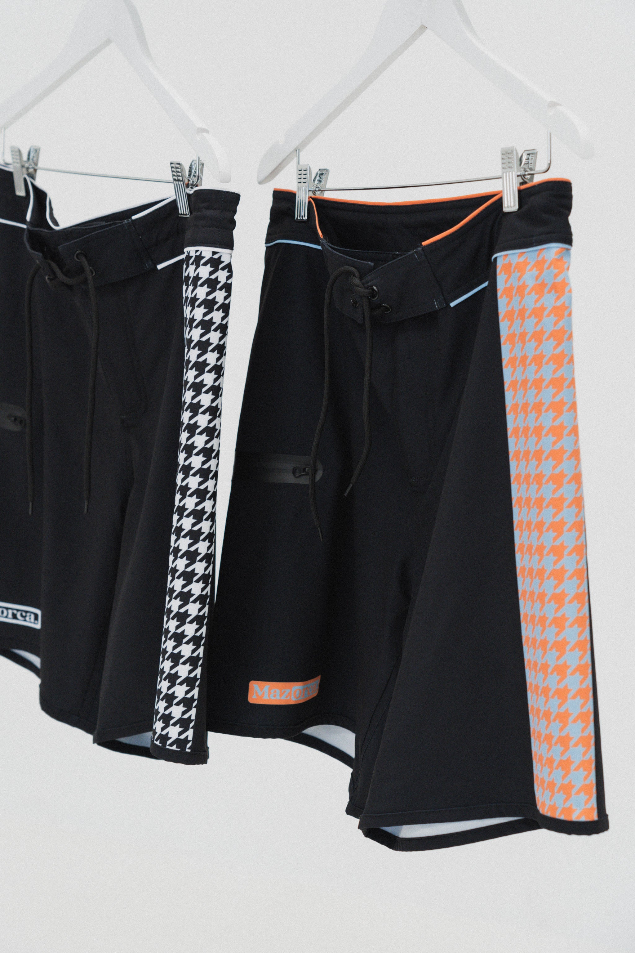Houndstooth Boardshorts | Sherbet Pre-order*
