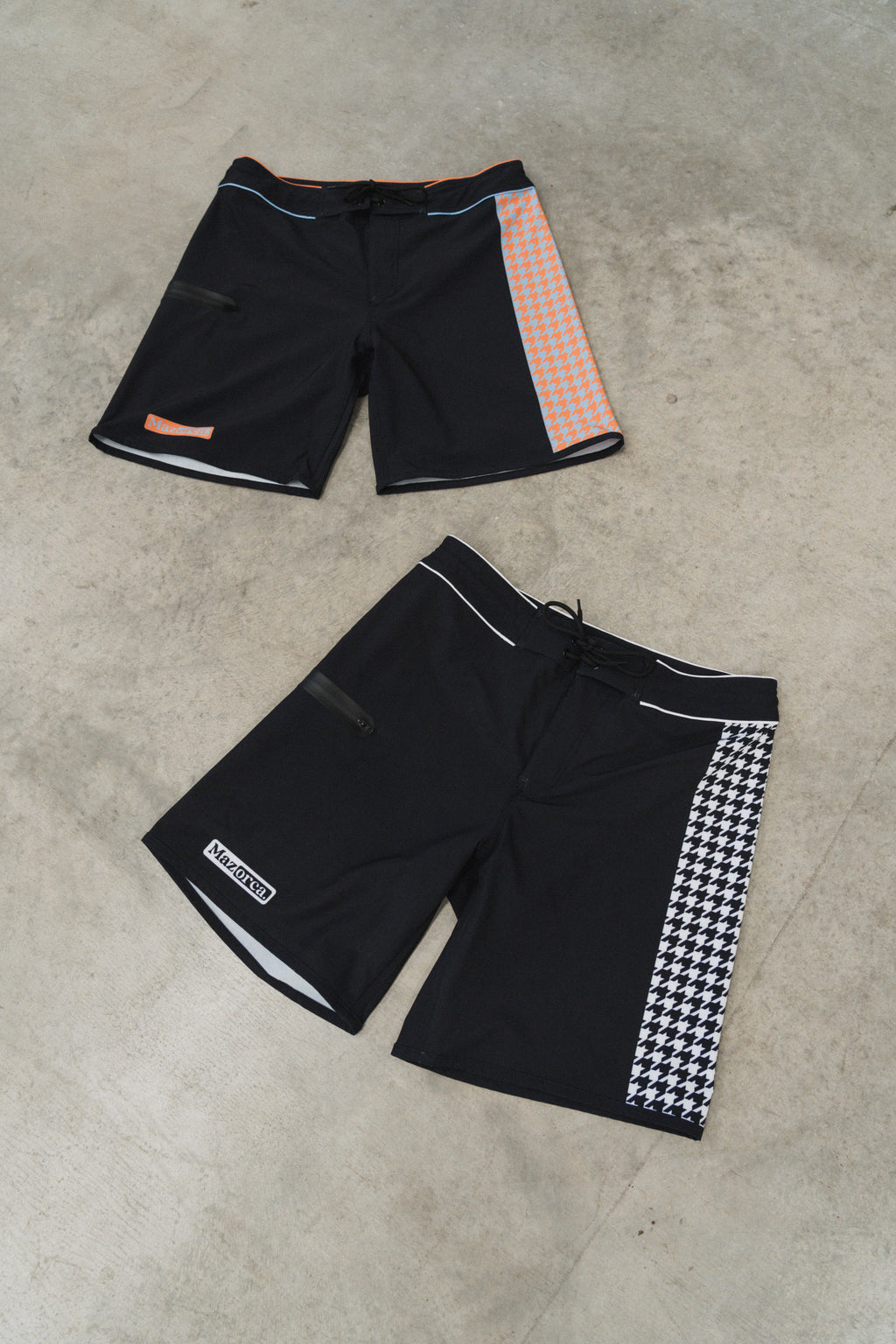 Houndstooth Boardshorts | Mono Pre-order*