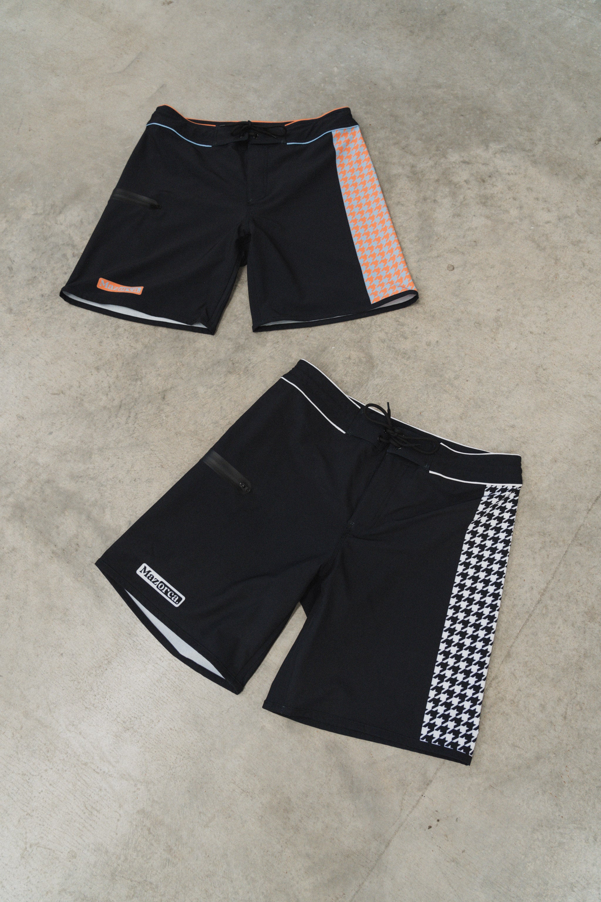 Houndstooth Boardshorts | Sherbet Pre-order*