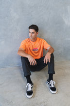 Unisex Peaks n' Poses Tee - Orange