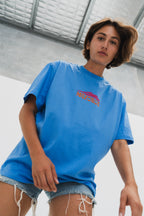 Unisex Peaks n' Poses Tee - Blue