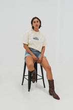 Unisex Peaks n' Poses Tee - Cream