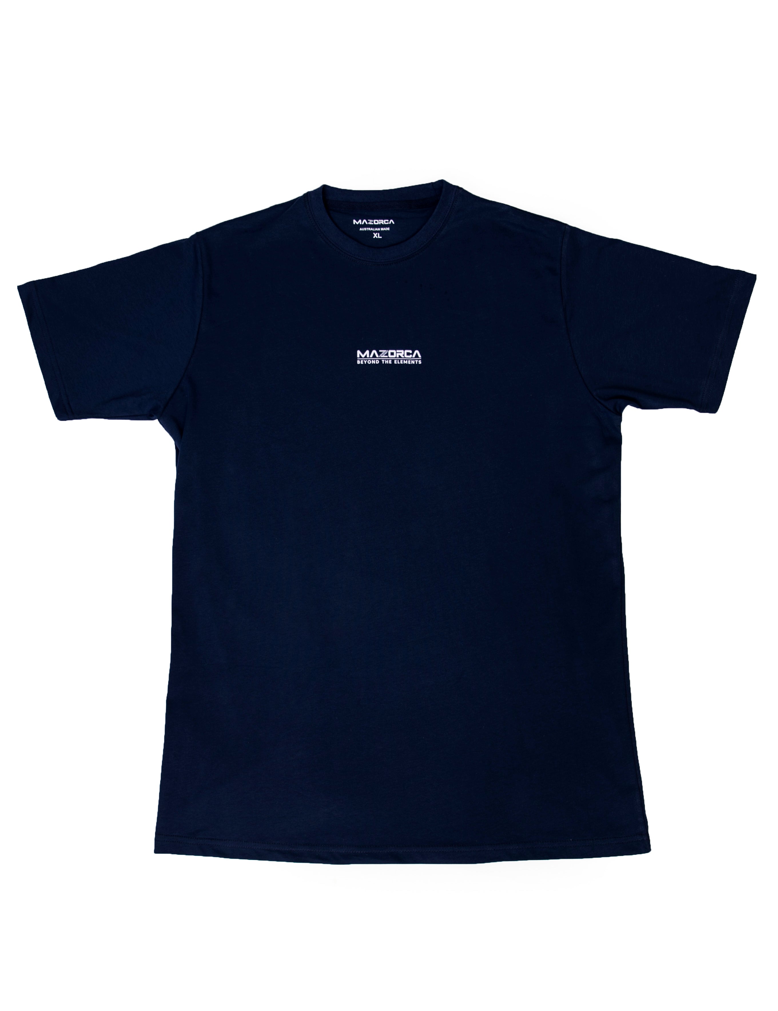 Base tee navy front