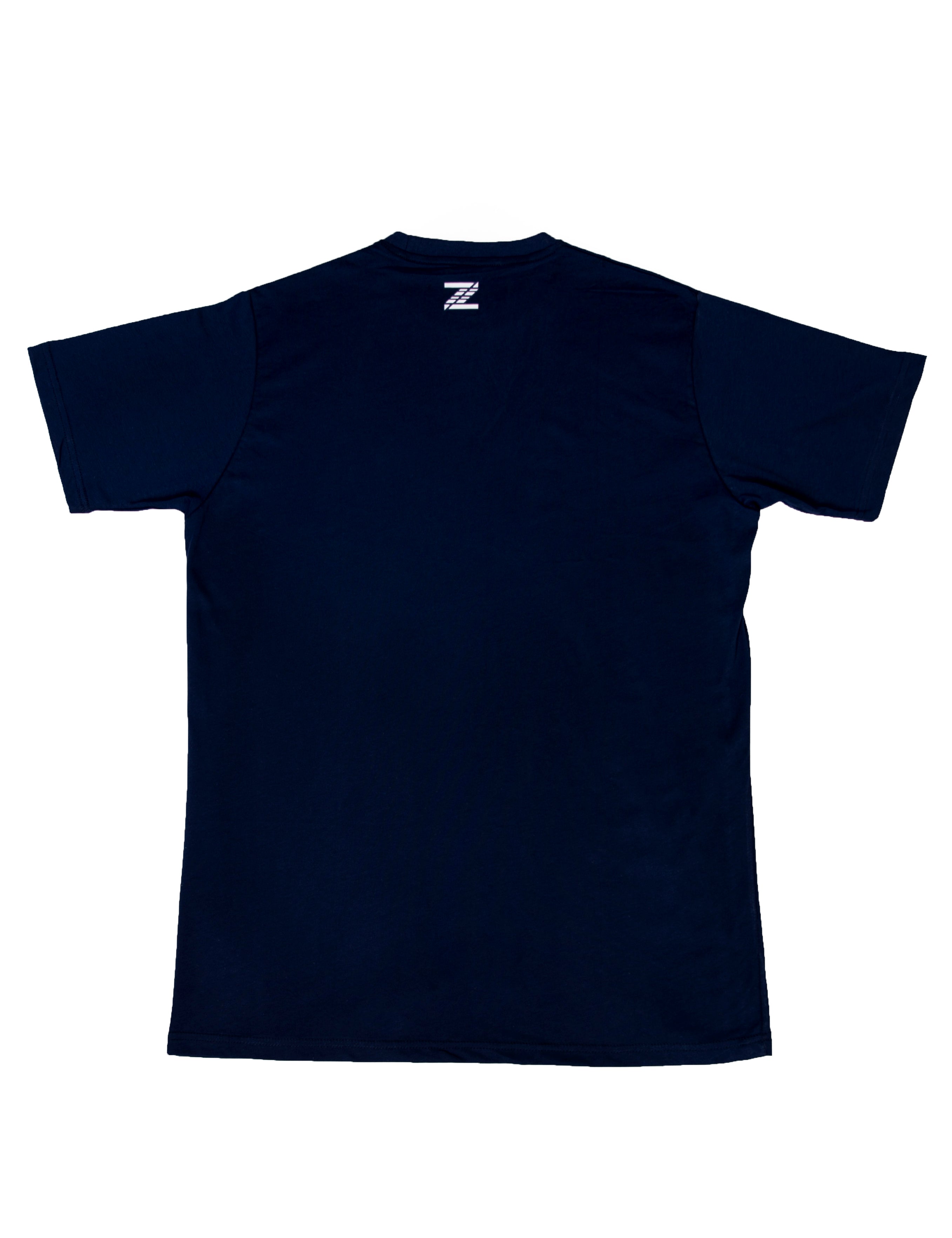 Base tee navy back