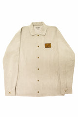 Unisex Corduroy Jackets - Cream & Navy Blue