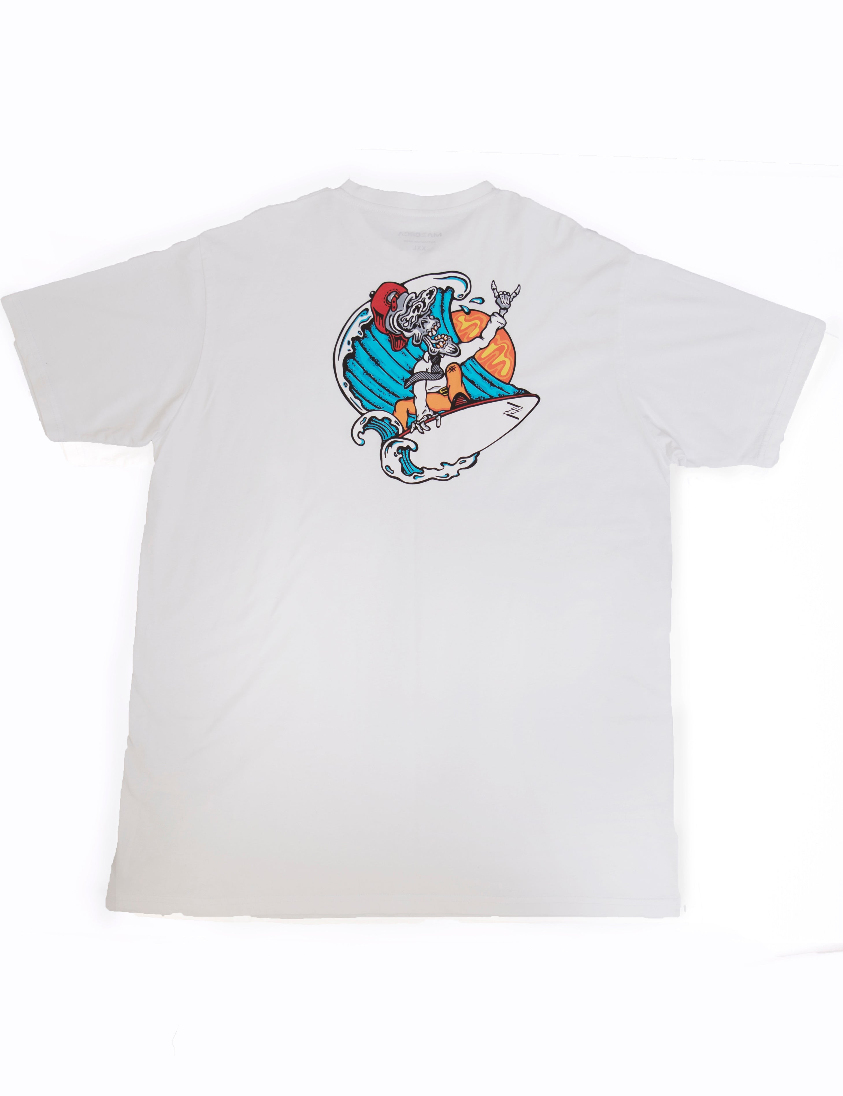Surfing Skeleton back